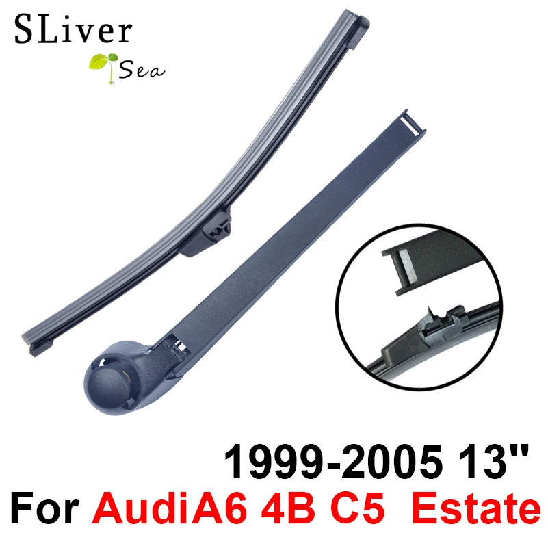 

Rear Windscreen Wiper and Arm For Audi A6 4B C5 Estate 1999-2005 13'' 5 door Avant High Quality Iso9000 Natural Rubber