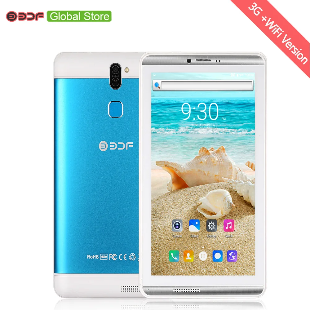 

7 Inch Tablet Pc Support Mobile Phone Call Android 6.0 Tablets Pc Bluetooth 1GB+16GB Mini Pad SIM Card phone Sim Card