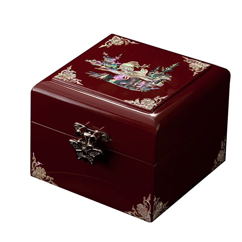 Chinese Style Jewelry Box Container Boxes Train Makeup Case Jewelry
