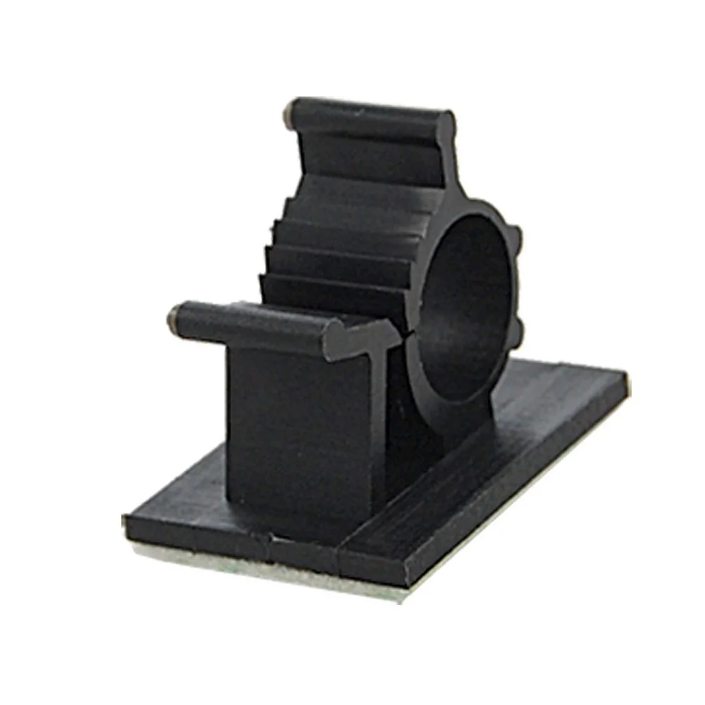 

Black Adhesive Backed Nylon Wire Adjustable Cable Clips Clamps