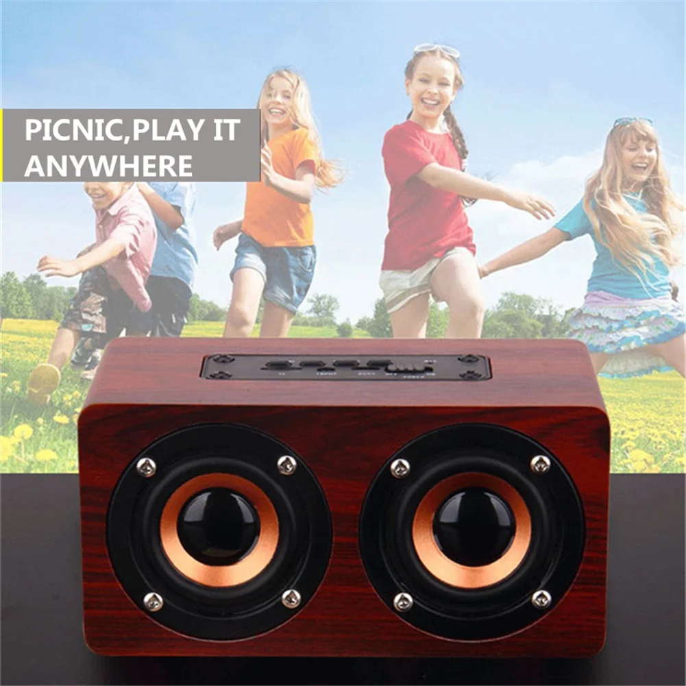 Лучшие предложения деревянная bluetooth колонка в стиле ретро Беспроводная Hi Fi