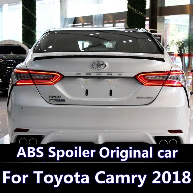 Подходит для 2018 Toyota Camry спойлер высокого качества и твердость ABS Материал спойлер грунт или DIY цвет краски camry спойлер