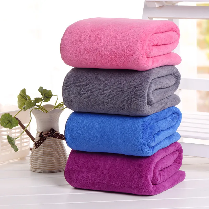 

Big Microfiber Absorbent Bath Towels Drying Washcloth Beauty Salon Home Textile Serviette De Plage toalla playa Summer Towel