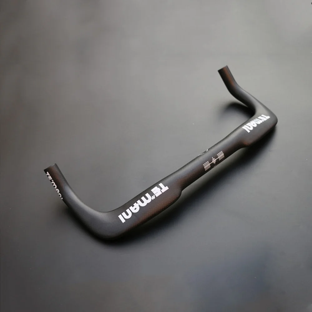 TEMANI-Carbon-Fiber-Road-Bike-TT-Bullhorn-Bar-Bicycle-Racing-Handlebar-31-8-400-420-440