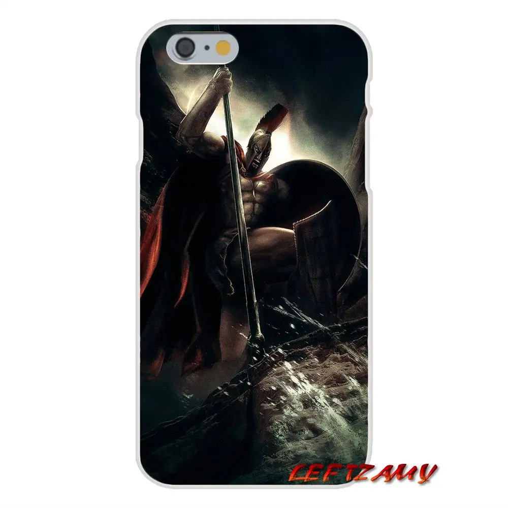 Для iPhone X XR XS MAX 4 4S 5 5S 5C SE 6 6 S 7 8 Plus ipod touch 5 6 Spartan 300 Warrior Movie аксессуары чехлы для телефонов - Color: images 8