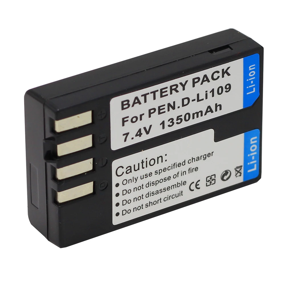 Doscing 7 2 V 1350mAh akku DLI109 D LI109 Аккумулятор для Камеры PENTAX K R KR K2 K30 K50 30 K500 50 L10|Цифровые