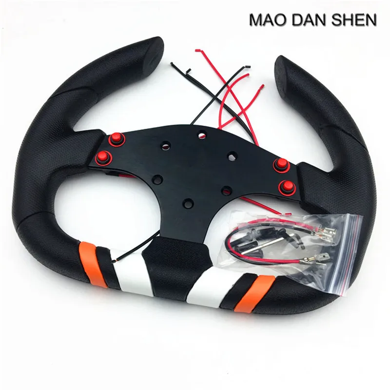 2018 hot 12 inch horn Auto styling personality steering wheel / racing Logitech sports universal