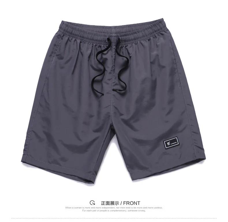 New Shorts Men Summer Beach board shorts Hot Sale Casual Short Male Solid Quality Elastic Fashion Fast Dry Short S-5XL 1007