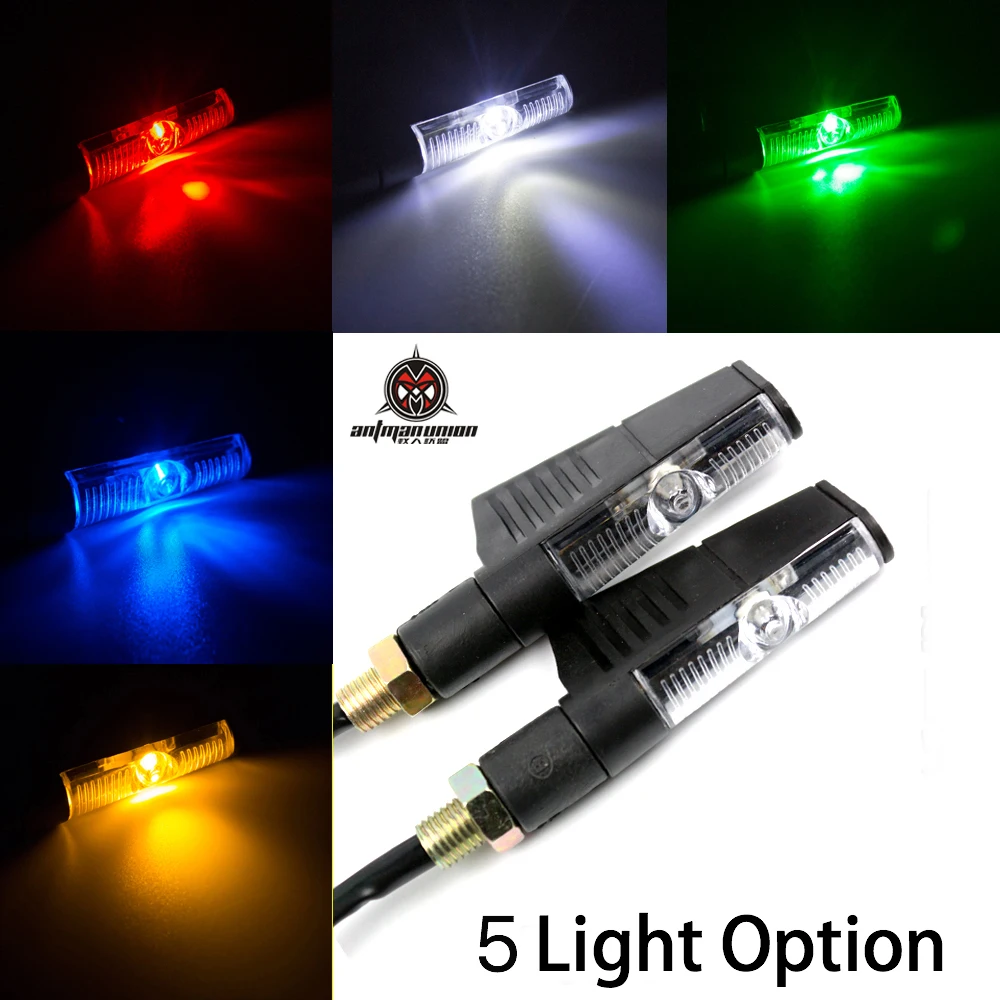 

Motorcycle Cornering lamp clignotant moto Universal 1 pair LED turn For YAMAHA HONDA SUZUKI KAWASAKI Ducati