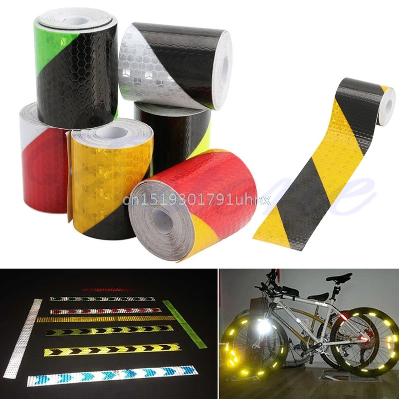 

Night Reflective Safety Warning Conspicuity Tape Film Stickers 300CM 2"X118"