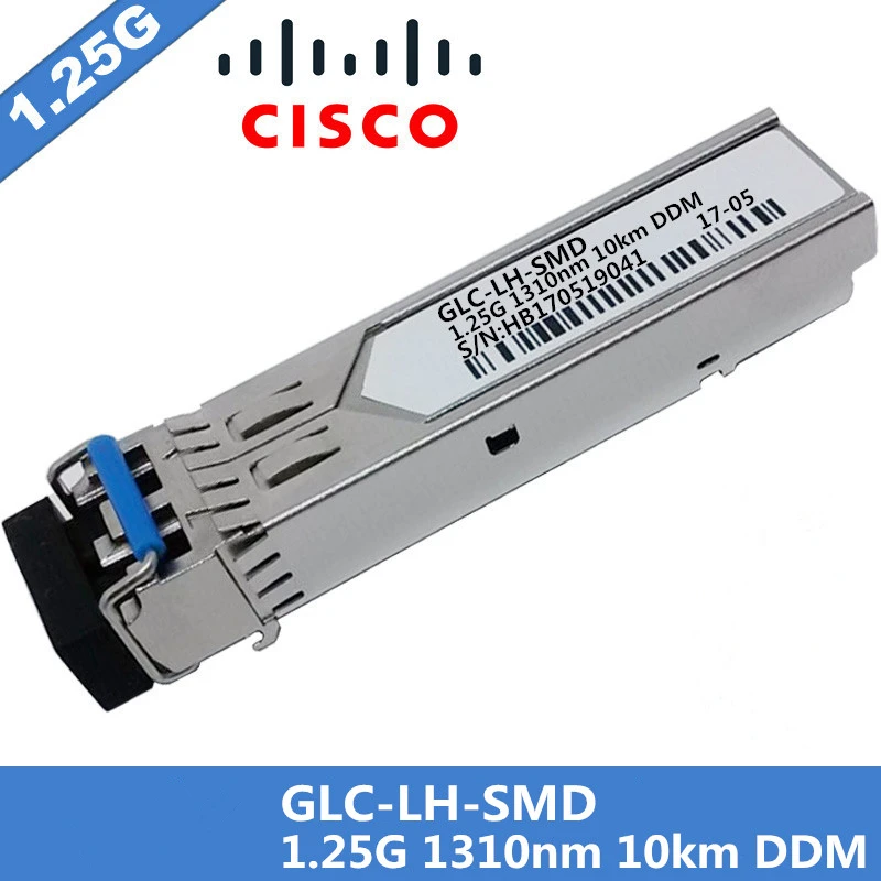 Оптовая продажа 12 шт./лот для оптического приемопередатчика Cisco GLC-LH-SMD SFP 1000Base-LH 1 25G