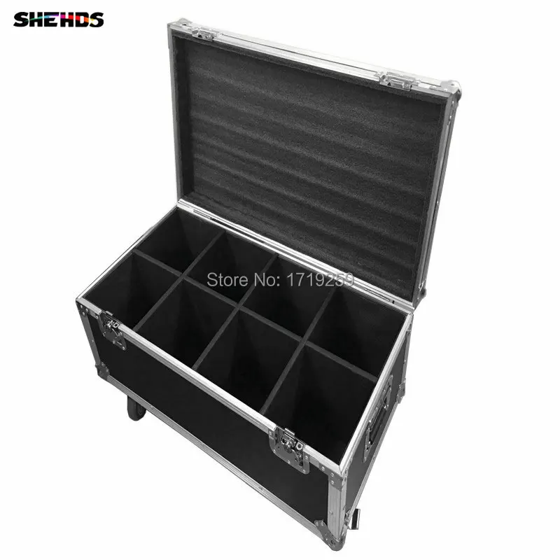 

Flight Case With 8 pieces LED Par 18x18W RGBWA+UV 6in1 LED Par Can Par LED Spotlight DJ Projector Wash Lighting Stage Lighting