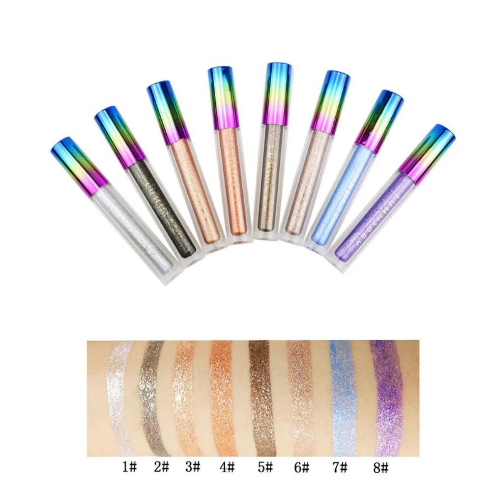

Shimmer Eye Shadows Liquid Waterproof Diamond Glitter Eyeshadow Makeup Cosmetics