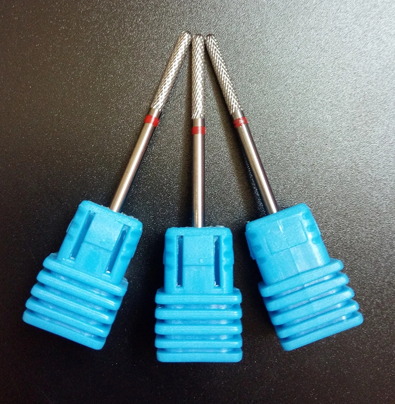 10pcs/set 3/32'' Nail Drill Carbide ( Fine ) Nail Bit (Silver) new nail