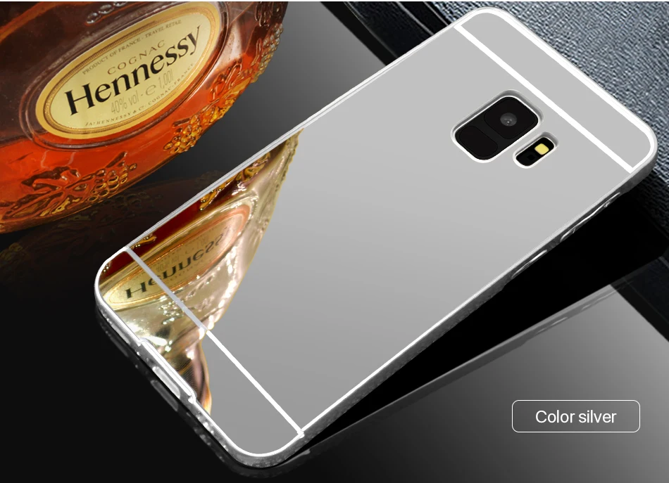 Для Samsung A8 2018 A530 чехол Алюминиевый металлический бампер рамка акриловая задняя