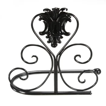 

Vintage Classical Iron Toilet Paper Towel Roll Holder Bathroom Wall Mount Rack