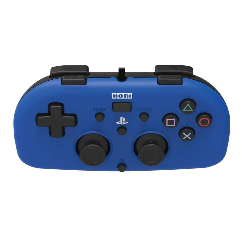 Hori четыре цвета для PS4-102/для PS4-100/для PS4-101/для PS4-099 проводной мини-контроллер Джойстик для sony PS4 - Цвет: blue