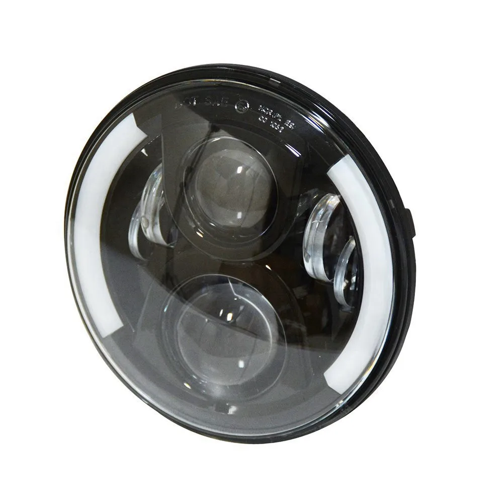 1*7 ''круглый светодиодный светильник с переходным кольцом+ 2*4,5'' Прохождение лампы
