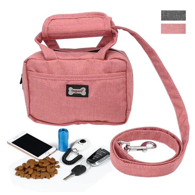 Buy Dog Leash Bag Pet Treat Training Pouch Walking