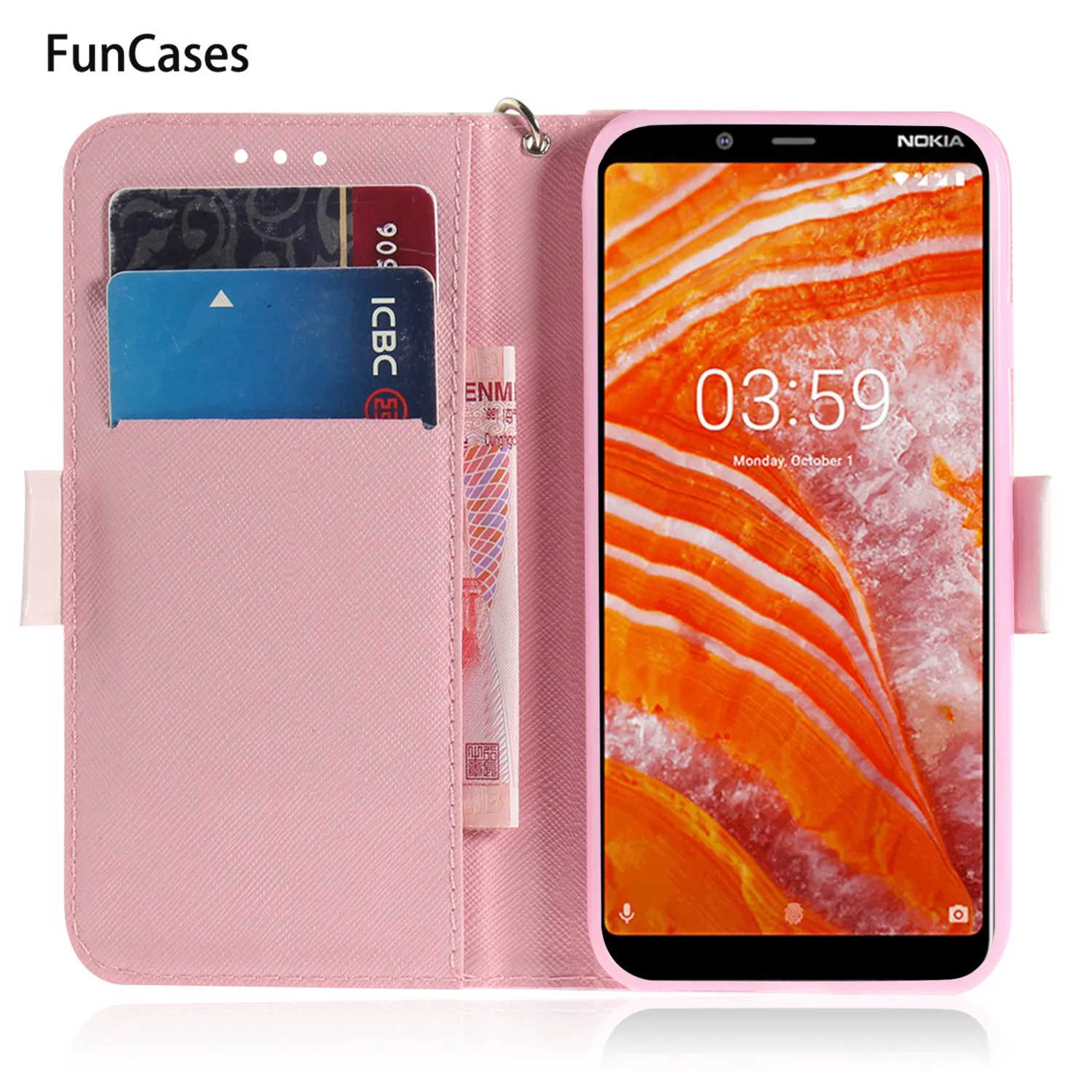Phone Accessories For cover Nokia 3.1 Plus Magnolia Cove PU Leather Flip Wallet Case sFor Shell Nokia accesorios 3.1 Plus Phone Accessories For cover Nokia 3.1 Plus Magnolia Cove PU Leather Flip Wallet Case sFor Shell Nokia accesorios 3.1 Plus