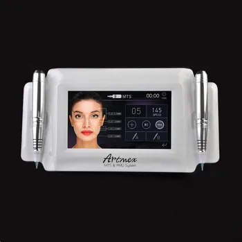 

2019 New V8 Permanent Makeup Digital Tattoo Pen Professional Eyebrow Lip Eyeliner Tattoo Machine Set +Microblading Gun Cartridge