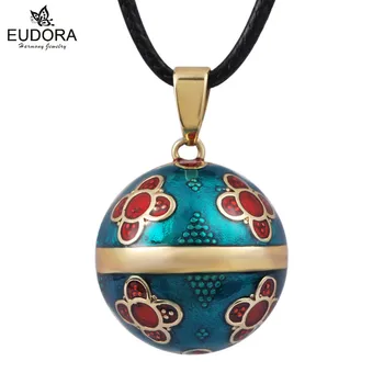 

Pregnancy Ball Vintage Chime Harmony Bola Pendant Wishing Ball Pregnancy Gift Baby harmony locket cage Pendant Necklace