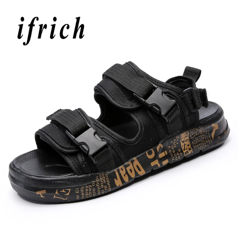 Outdoor Sandals Summer Shoes For Men Breathable Beach Sandals Men Comfortable Men's Sandals Casual Black Beach Shoes Casual