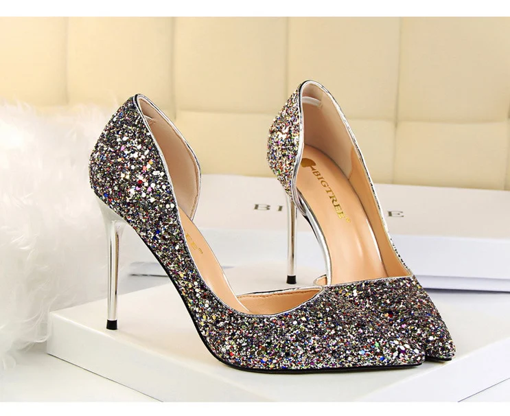 sapatos femininos saltos finos sapatos de casamento