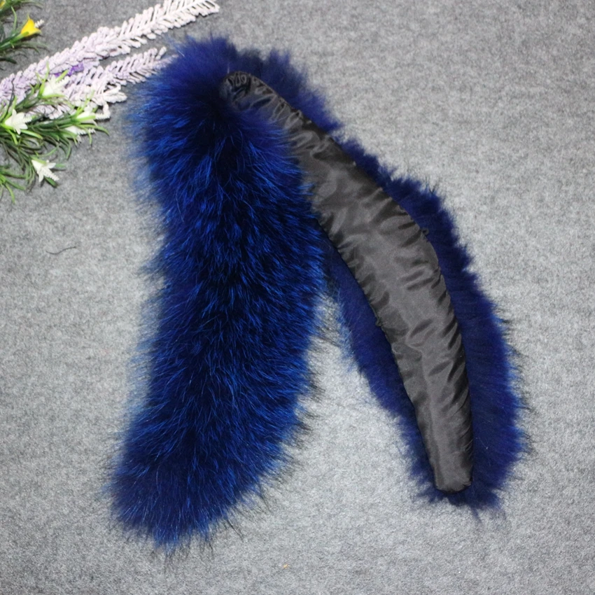 NGSG натуральный меховой воротник настоящий шарф енот синий мех енота Женская куртка воротник европейский и американский стиль ювелирные изделия SF13060-14