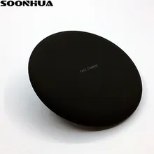 SOONHUA Mini Qi Wireless Fast Charger LED USB Charge Pad Phone Charger For iPhone X 8