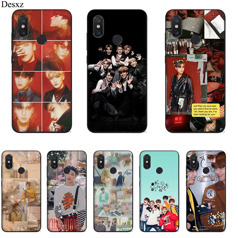 

Mobile Phone Case For Xiaomi Redmi 7 GO S2 4A 4X 5 5A 6 6A Pro Cover ATEEZ HongJoong SeongHWA Shell Bag