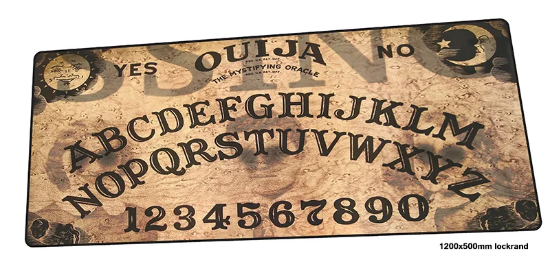 Ouija доска коврик для мыши 1200x500 мм коврики для мыши Инди-поп игровой коврик для мыши геймер эстетика персонализированные коврики для мыши Клавиатура ПК pad - Цвет: size 1200x500x2mm