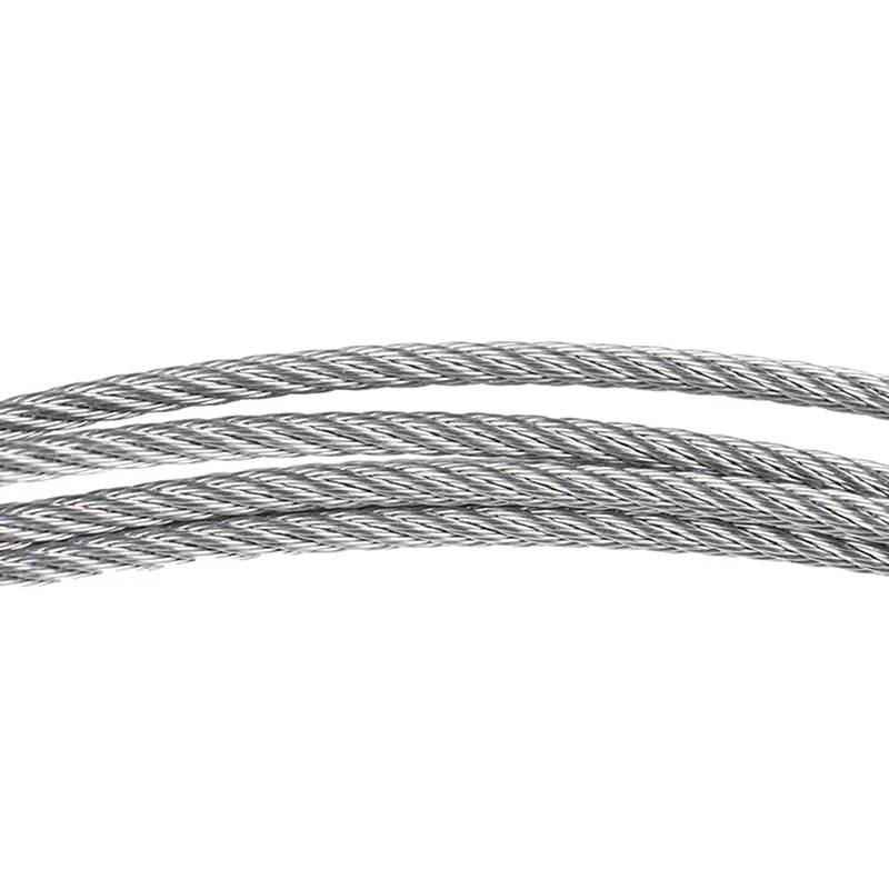 5 м 304 из нержавеющей стали, мягкий трос, мягкий рыболовный подъемный кабель, конструкция троса диаметром 0,5 мм 1 мм 1. 2 мм 1. 5 мм 2 мм 3. 0 мм