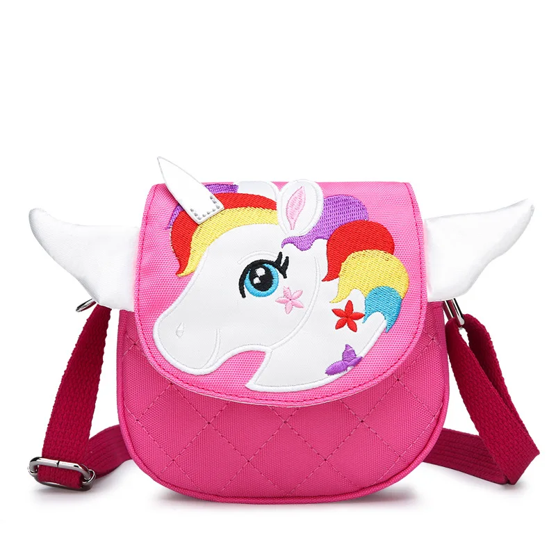  my little pony New Kindergarten Baby Crossbody Bag Cute embroidered Cartoon Unicorn Child Bag Mini  - 33050954402