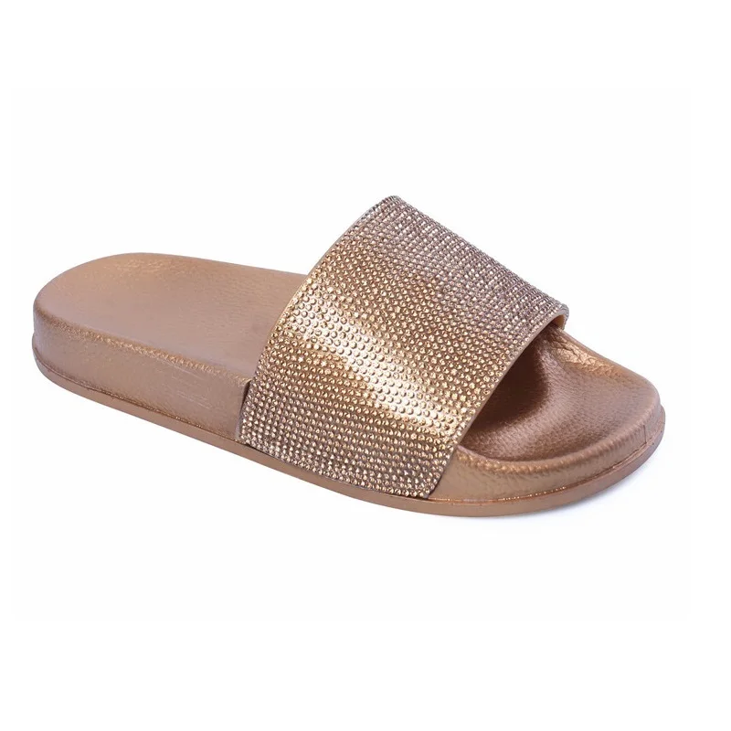 

ENPLEI Rhinestone Women Slippers Flip Flops Summer Women Crystal Diamond Bling Beach Slides Sandals Casual Shoes Slip On Slipper