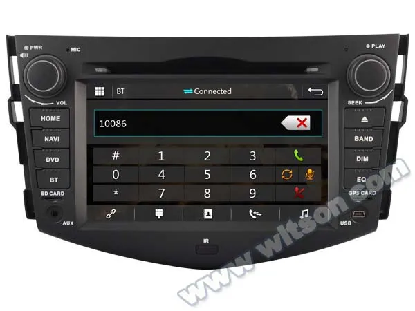 Discount WITSON CAR DVD PLAYER GPS for TOYOTA RAV4 New Technology+Capctive Screen+1080P+DSP+WiFi+3G+DVR+Good Price car audio dvd gps 3