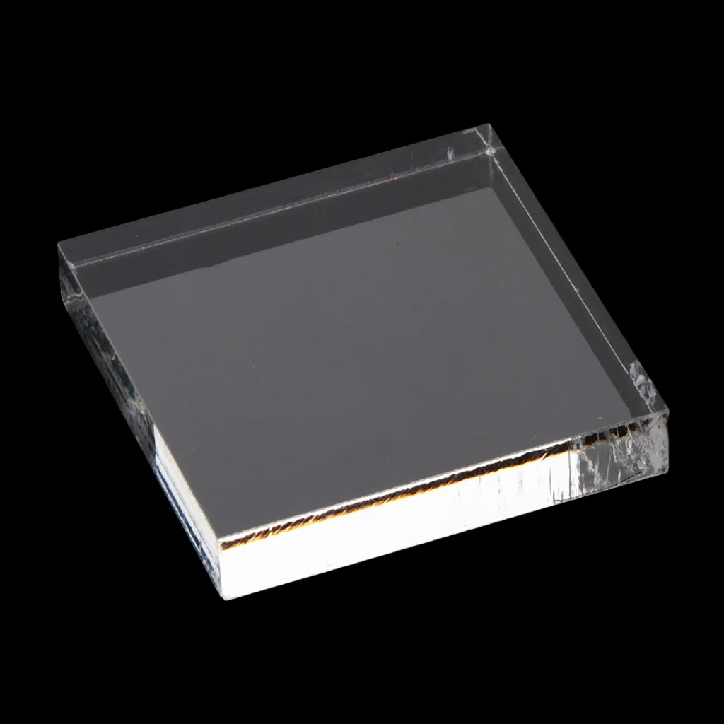 Clear Acrylic Block Stamp Blocks Stamping Scrapbooking Craft Tool 5x5cm