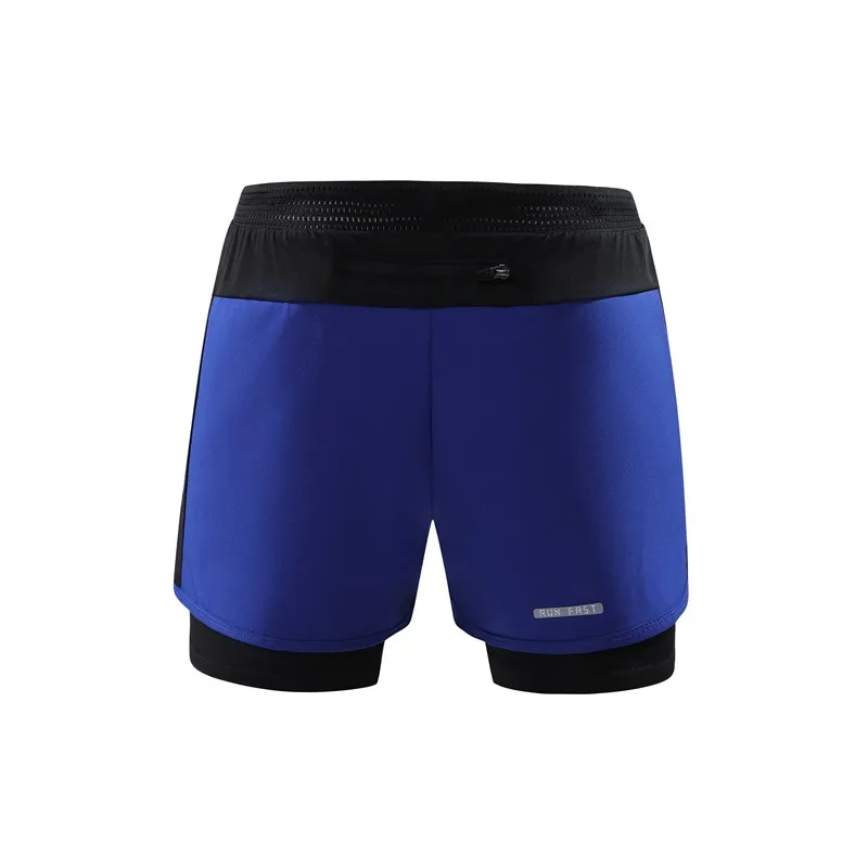Спортивные шорты HOWE AO для бега и фитнеса, быстросохнущие эластичные шорты, двухслойные спортивные шорты