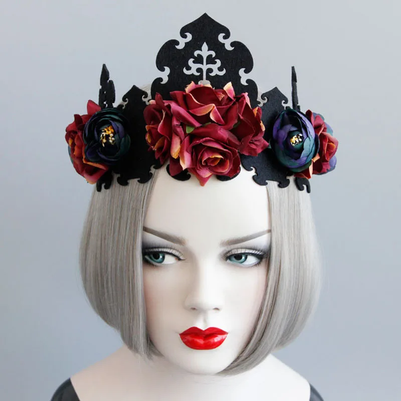 

Christmas Lady Headband Hair Band King Crown Art Photography Garland Jewelry Fashion Nightclub Cool Suitable For Event Occasion