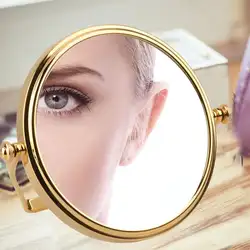 Мини-5/6 дюймов 3X Складная лупа двусторонняя зеркало для макияжа косметический инструмент