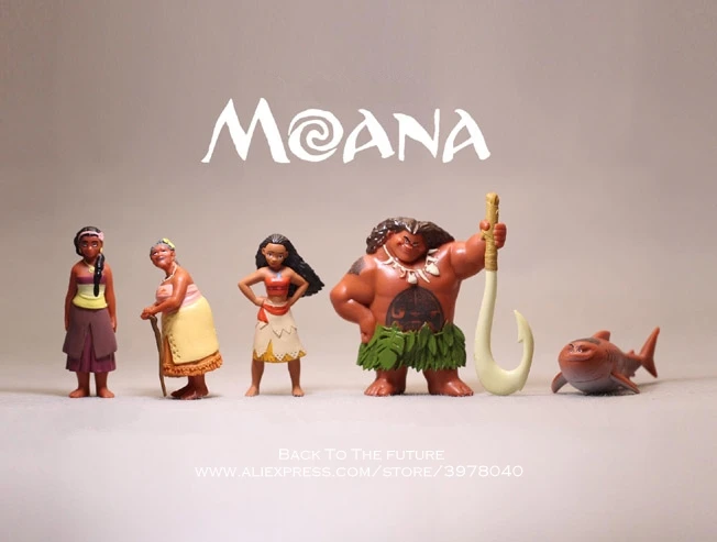 Disney Moana Princess 6 7 см экшн версия фигурка модель аниме украшение Коллекция ПВХ