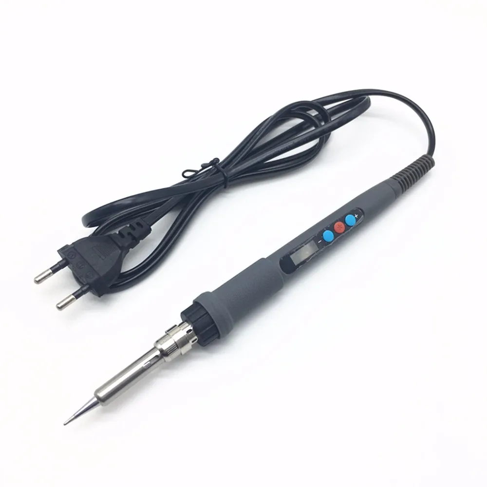 60 Вт ЖК-цифровой дисплей регулируемая температура паяльник Термостатические сварочные инструменты с наконечником 900M-T-I