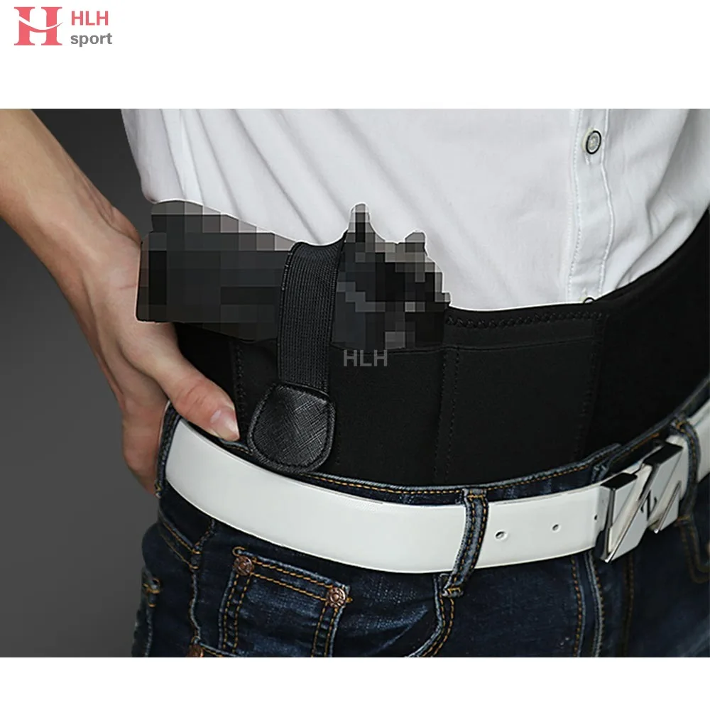 Right & Left Adjustable Tactical Waist Pistol Gun Holster Hidden Waist