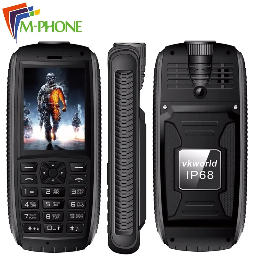 VKworld Stone V3 Max Mobile Phone 2 4 inch Dual SIM IP68 Waterproof Anti Low Temperature
