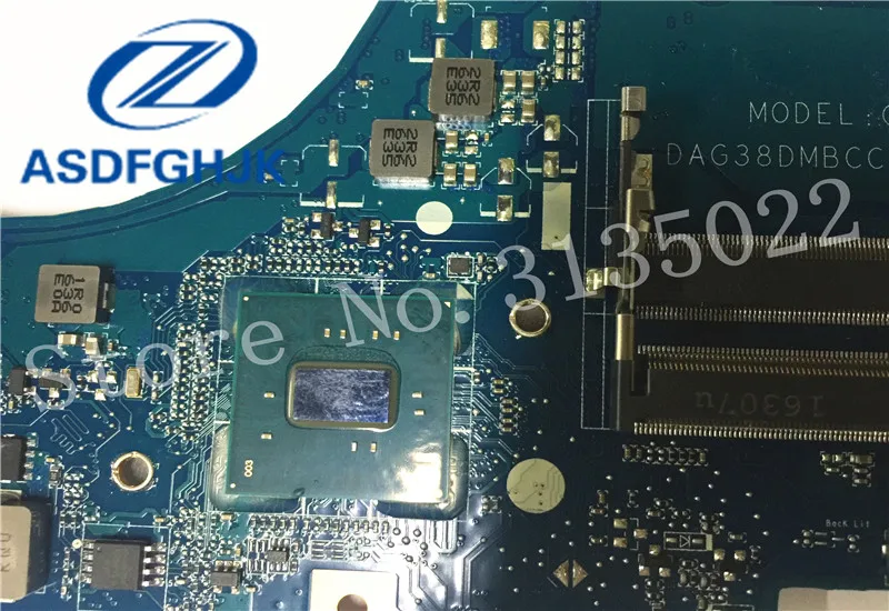 اللوحة لابتوب HP 17 اللوحة DAG38DMBCC0 REV: C SR2FQ I7-6700HQ غير المتكاملة N17E-G2-A1 100% اختبار موافق