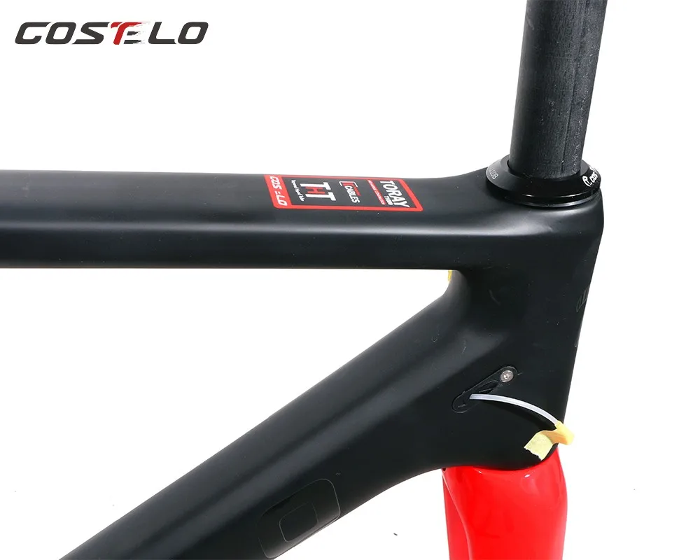 Top COSTELO carbon road bike frame,fork headset clamp, seatpost Carbon Road bicycle Frame 880g SLX  free shipping 12
