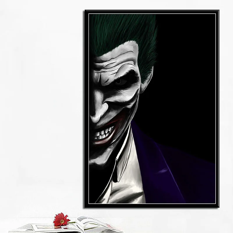 P188 Бэтмен Темный рыцарь Джокер Почему так серьезно DC кино комикс художественная