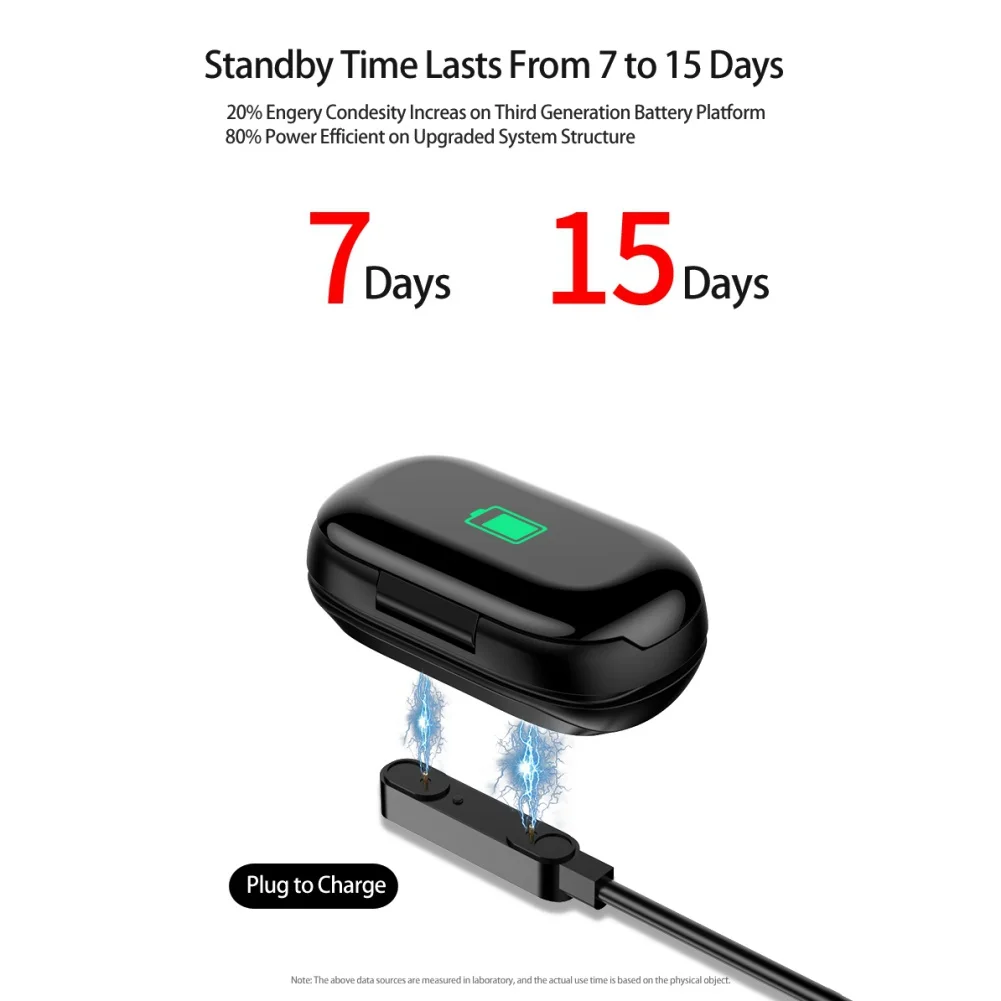Fone de Ouvido 2 em 1 Mais Novo Estilo Inteligente Pulseira Relógio Bluetooth Monitor Freqüência Cardíaca 15 Dias Standbys Esporte m1 11 Mais novo estilo m1 2 em 1