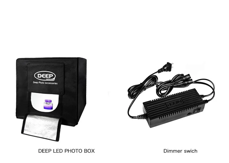 

60 x 60CM Photo Studio soft box Shooting Light Tent photo light tent +portable bag +3 Backdrops+dimmer switch