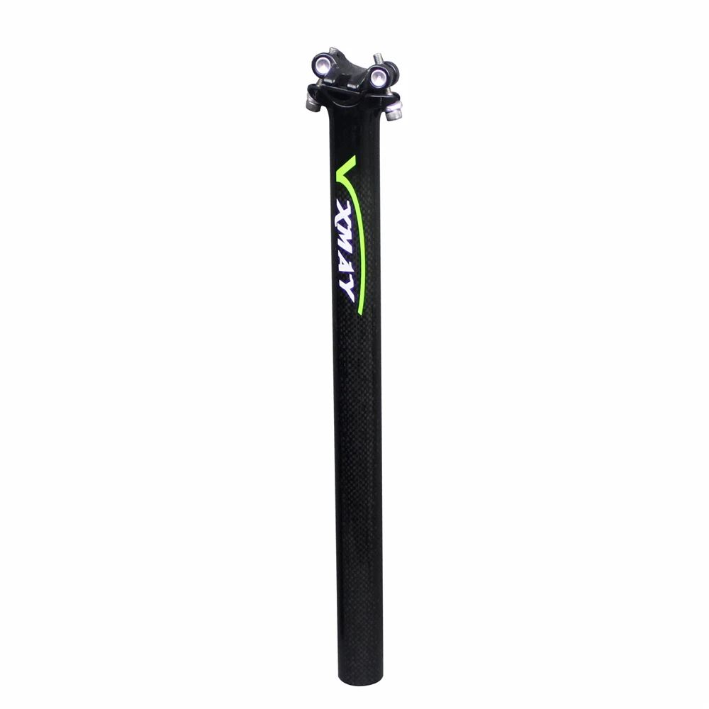 

New MTB/Road Bicycle Carbon Seatpost Carbon Fiber Bicycle 3K gloss Seat post Seat tube Seat Bicycle Parts green gloss